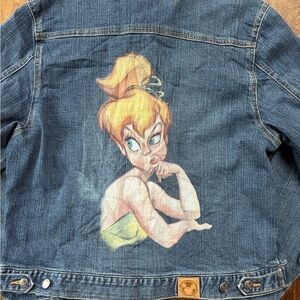Disney Denim Jacket with Tinkerbell Design